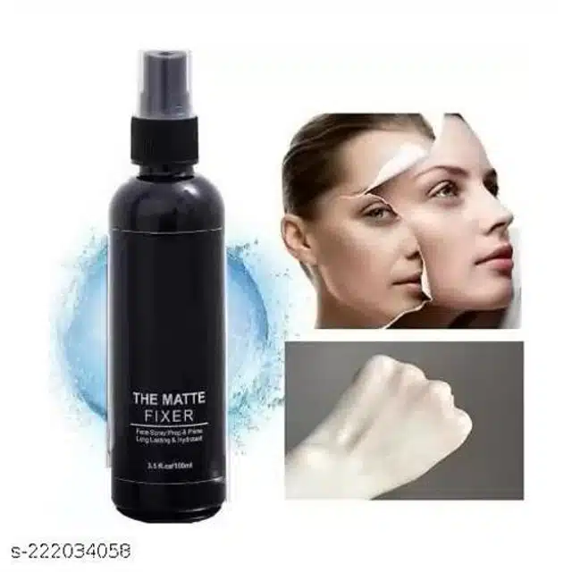 Charcoal Face Mask & Face Primer with Makeup Fixer (Set of 3)