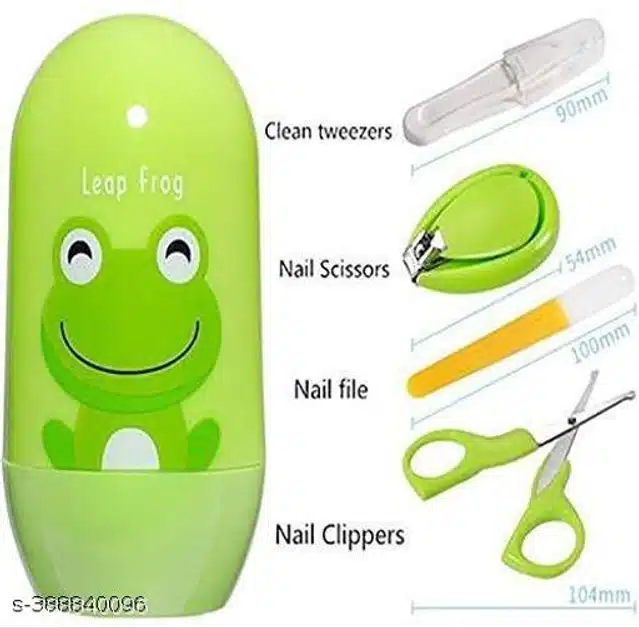 Plastic Manicure Pedicure Care Kit for Infants (Green)