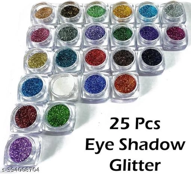 Eye Shadow Glitter (Multicolor, Pack of 25)