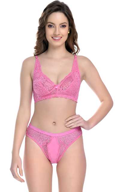 PIBU Satin Lingerie Set for Women 