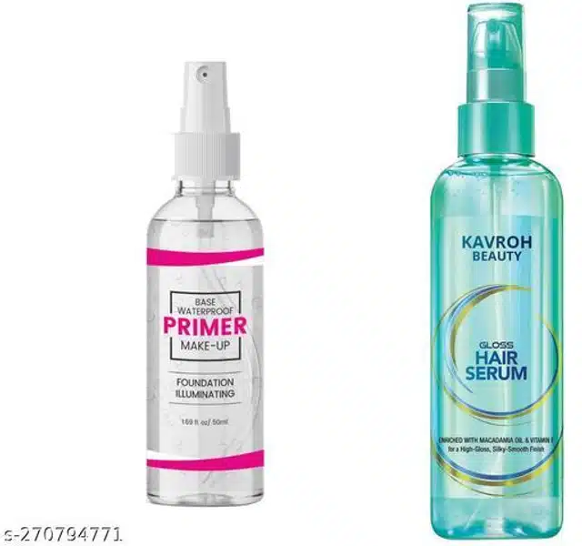 Face Primer with Hair Serum (Set of 2)