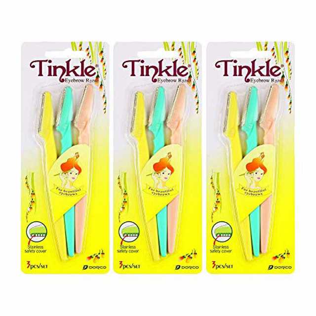 Tinkle Dorco Eyebrow Razor (Pack of 9) (SE-39)