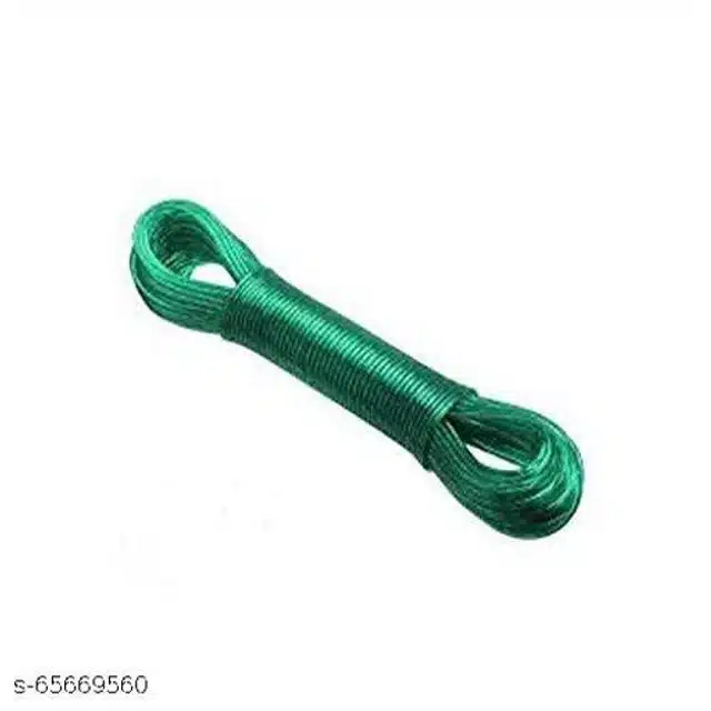 Nylon Rope for Drying Clothes (Green, 20 m)