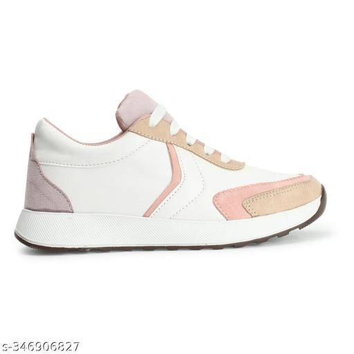 Casual Shoes for Women (White & Beige, 3)