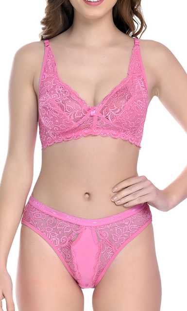 PIBU Satin Lingerie Set for Women 
