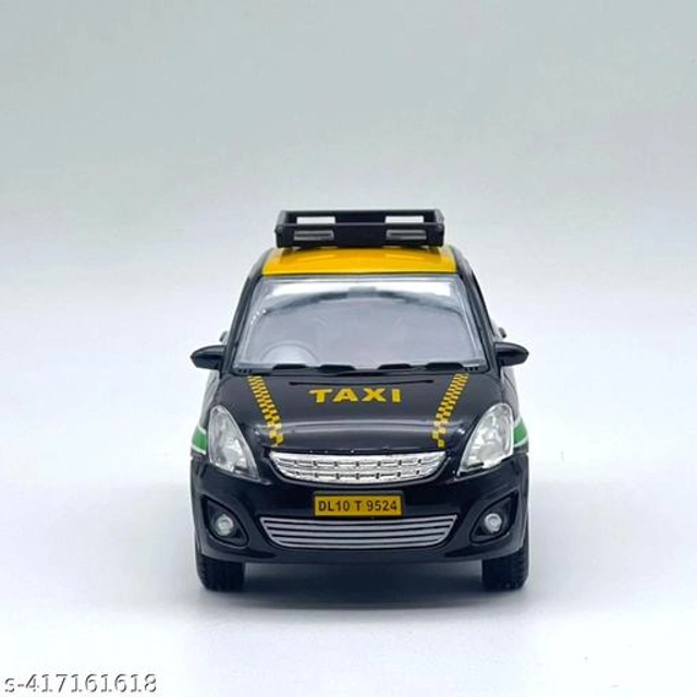 Swift Dezire Taxi Toy for Kids (Black & Yellow)