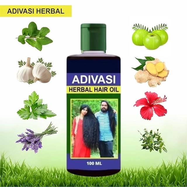 Elibliss Adivasi Herbal Hair Oil 100 ml For Longer and stronger hair