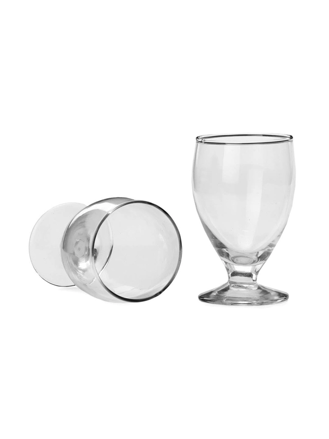 Wine Glass (Transparent, 100 ml) (Pack of 2)