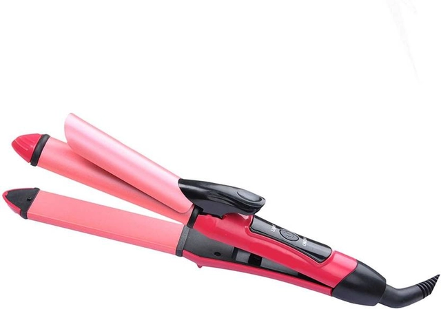 Ceramic Coating Hair Straightener and Curler 2 in 1 Hair Straightener Hair Straightener