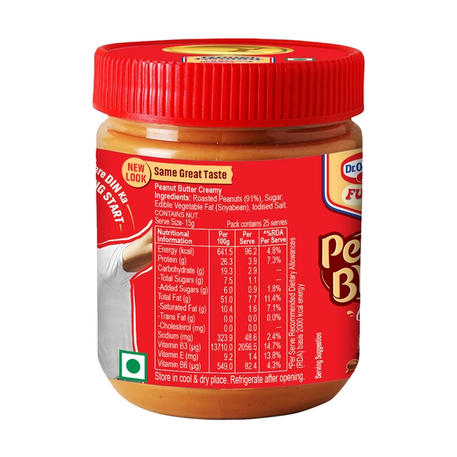 Dr. Oetker FunFoods Creamy Peanut Butter 375 g
