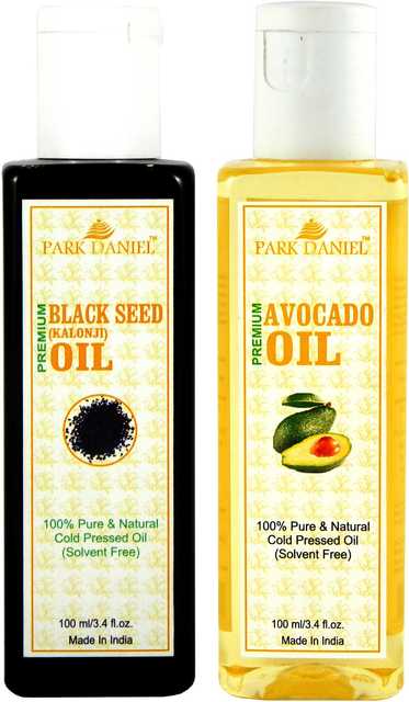 Park Daniel Avocado Oil & Black Seed Oil (Pack of 2, 100 ml) (SE-1935)