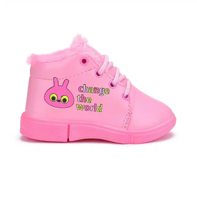 Boots for Girls (Pink, 7C)