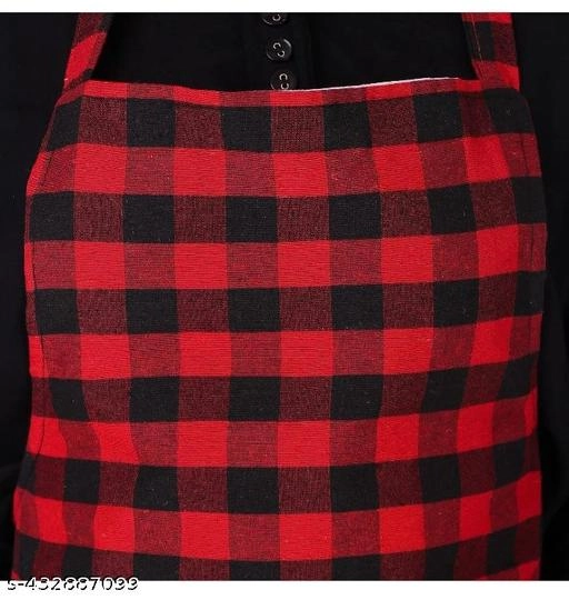 Cotton Apron for Men & Women (Red)