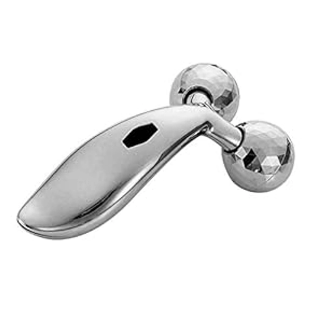 3D Manual Roller Massager (Silver)