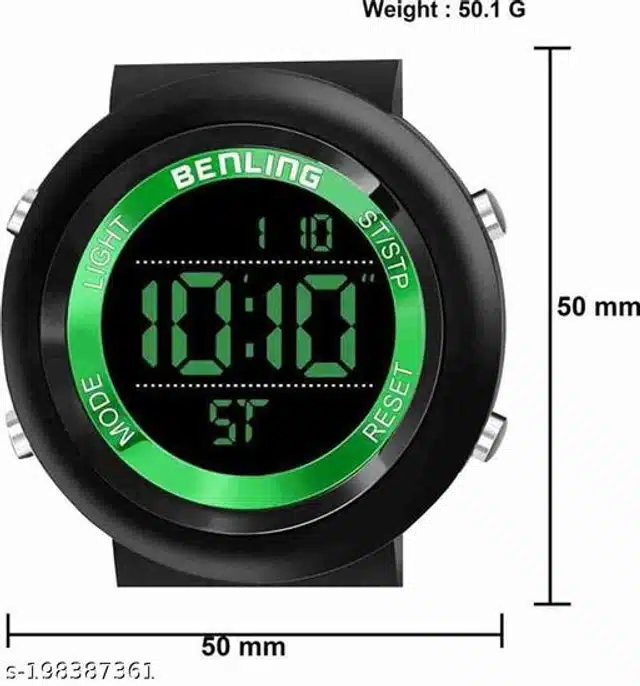 Digital Sports Watch for Men (Multicolor)