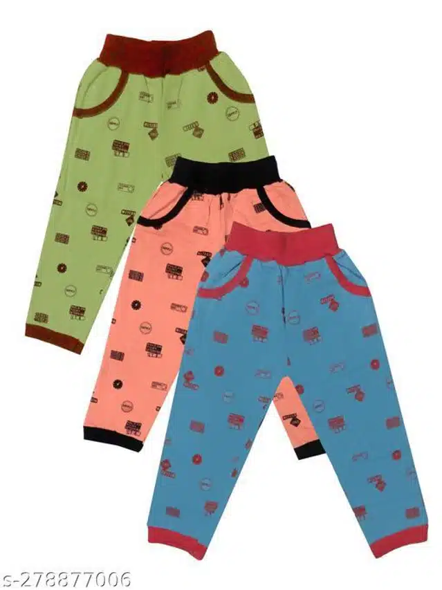 Pyjamas for Boys (Multicolor, 2-3 Years) (Pack of 3)