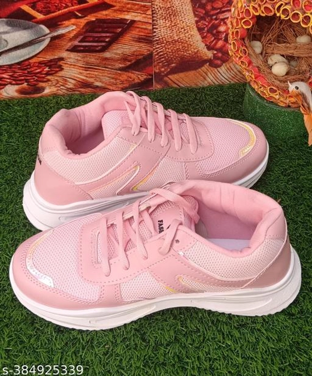 Casual Shoes for Women (Pink, 5)