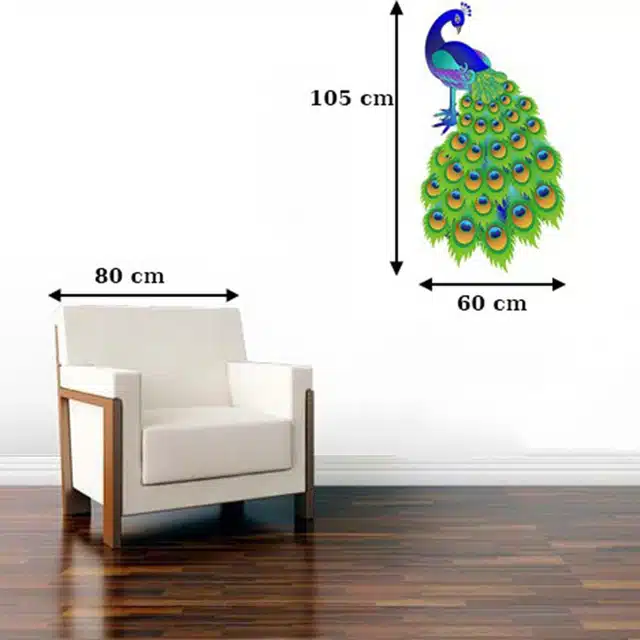 Peacock Self Adhesive Wall Stickers