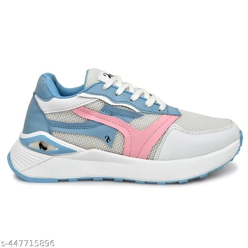 Casual Shoes for Women (Blue & White, 4)