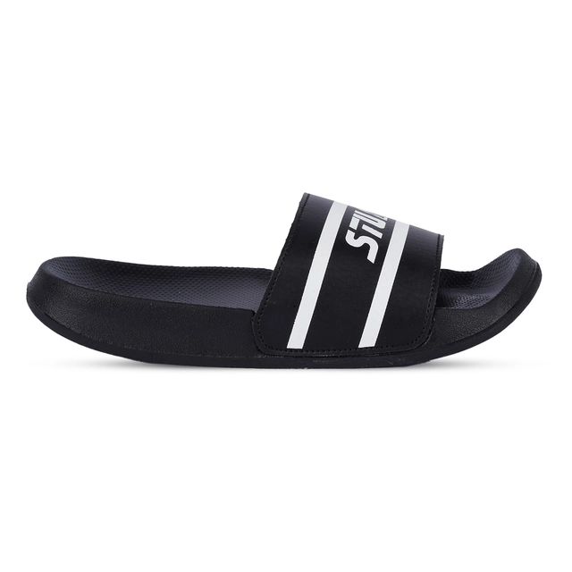 Sliders for Men (Black, 6)