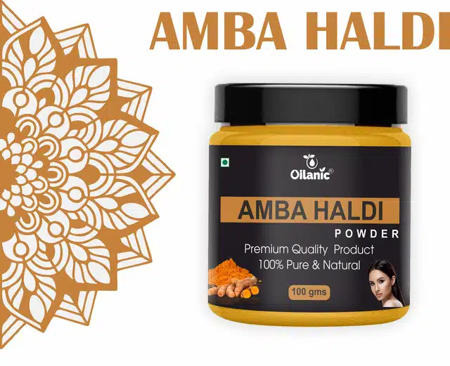Natural Orange Peel & Amba Haldi Powder for Skin & Hair (Pack of 2, 100 g)
