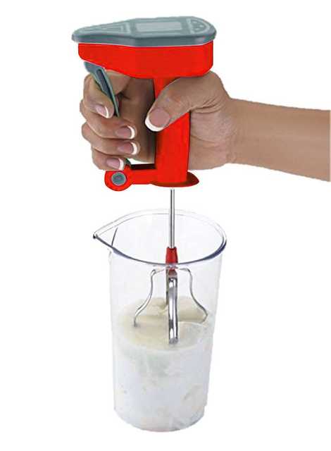 Manual Stainless Steel Blade Manual Hand Blender (Multicolor) (R-240)