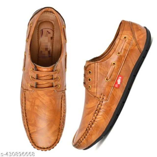 Formal Shoes for Men (Tan, 6)