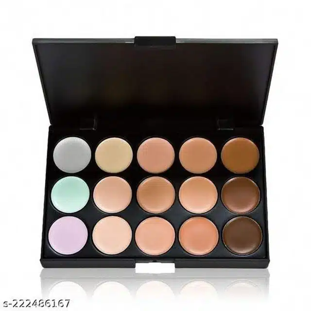 15 Color Matte Concealer Palette (Multicolor)