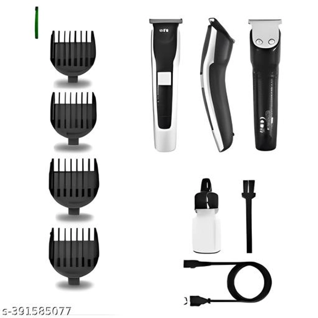 Plastic Rechargeable Trimmer for Men (Black, White)