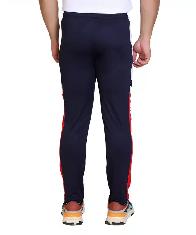 Polycotton Trackpant for Men (Navy Blue, M)