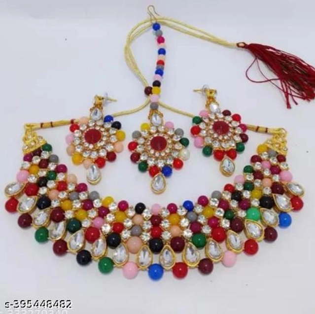 Alloy Necklace for Women (Multicolor)