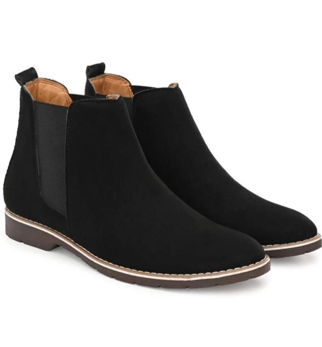 Boots for Men (Black, 7)