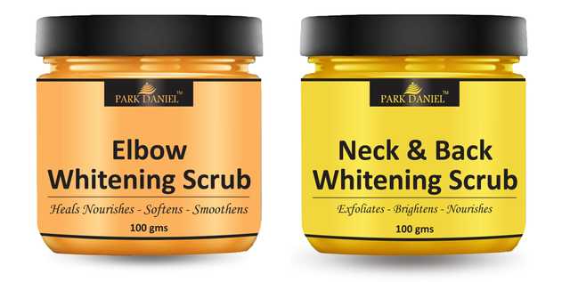 Park Daniel Elbow and Neck Back Whitening Scrub (Pack of 2, 100 g) (SE-468)