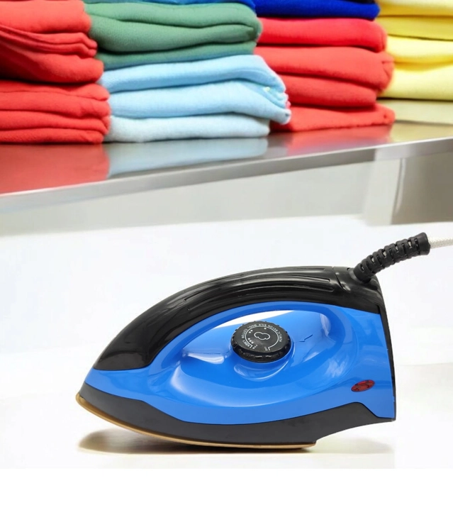 Nissan Home Appliances Vintage Electric Dry Iron (Blue & Black, 1000 W)