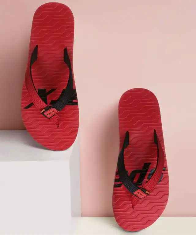 Flip Flops for Men (Red, 7) (BBN-14)