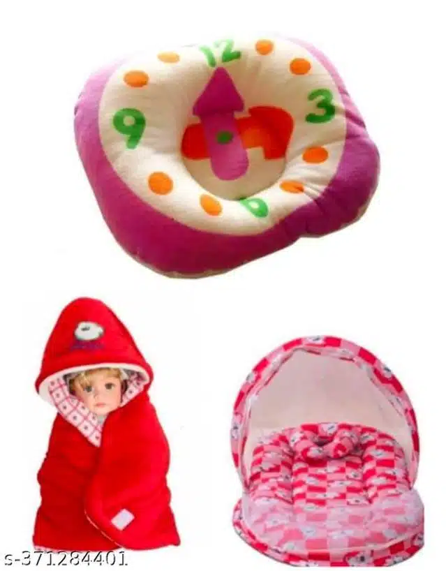 Combo of Baby Sleeping Set (Multicolor, Set of 3)