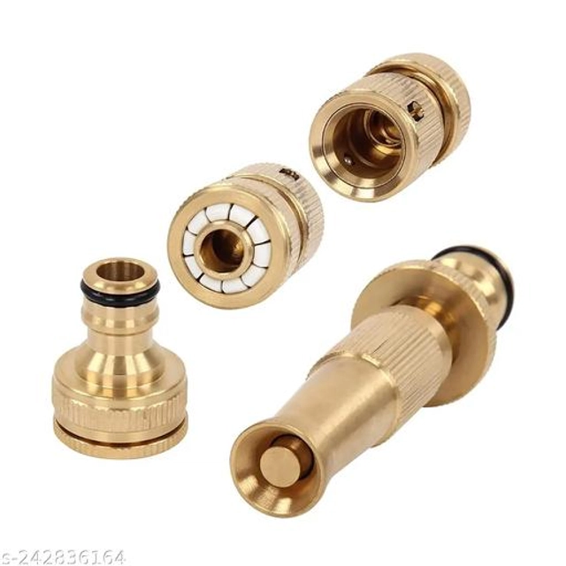 Brass Hose Nozzle (Gold)