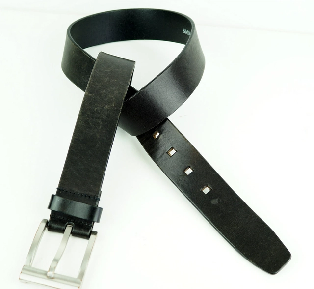 Faux Leather Belt for Men (Black)