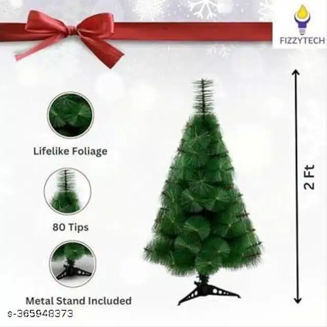 Artificial Christmas Tree (Green, 2 Feet)