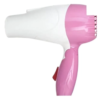 Plastic Hair Dryer for Men & Women (Blue & White, 100 W)