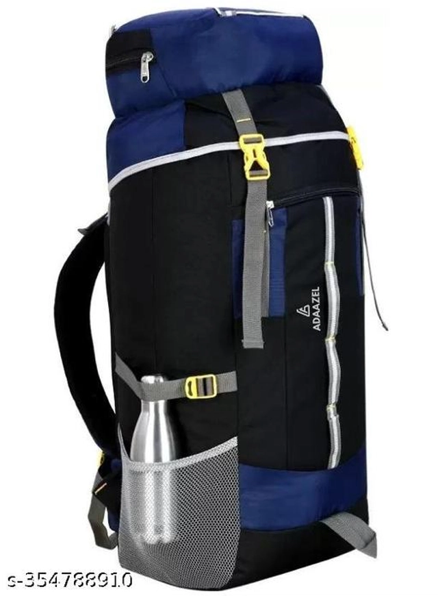 Hiking Backpack for Men & Women (Navy Blue & Black)