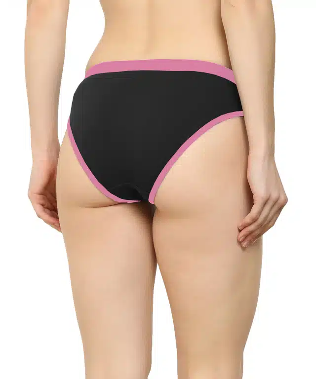 Women's Solid Panties (Pink, XL)