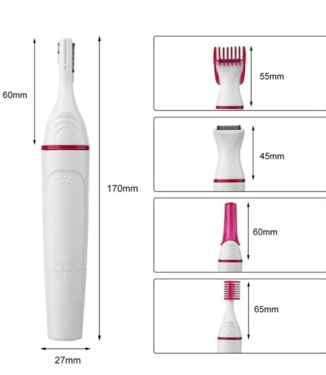 Sensitive Touch Beauty Trimmer for Women (Multicolor)