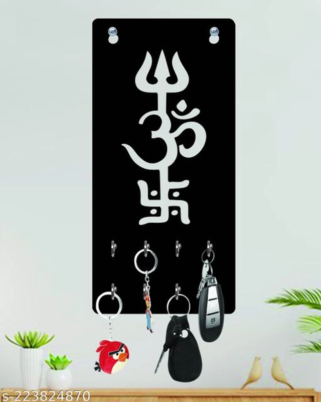 Wooden Key Holder (Black)