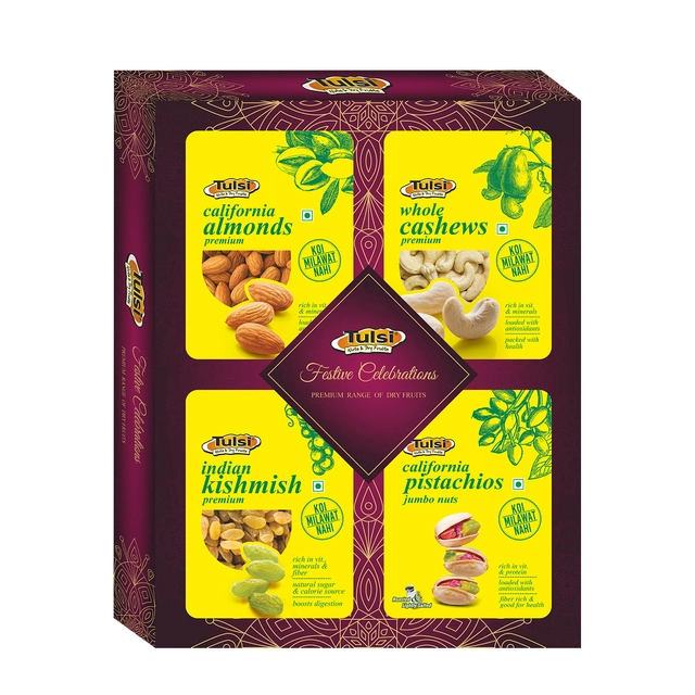 Tulsi Diwali Celebrations Dryfruits Gift (400 g)