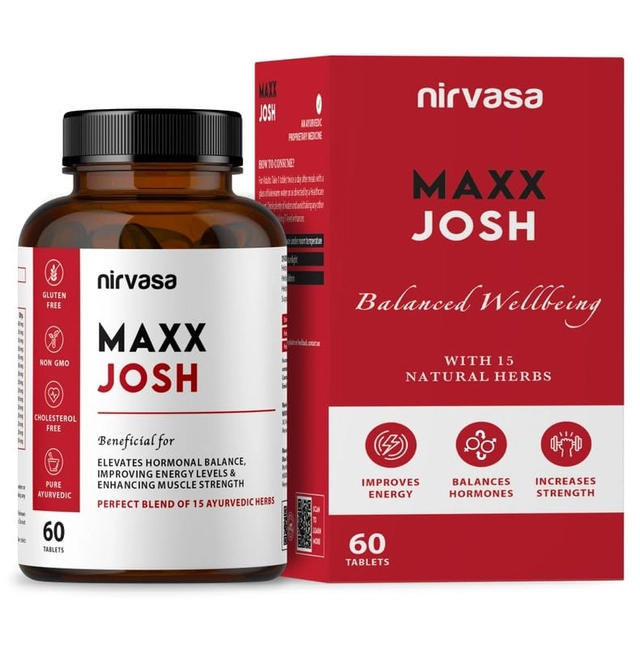 Nirvasa Maxx Josh Balanced Wellbeing 60 Pcs Capsules (Set of 1)