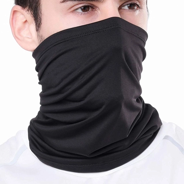 Riding Face Mask for Men (Black, Pack of 2)