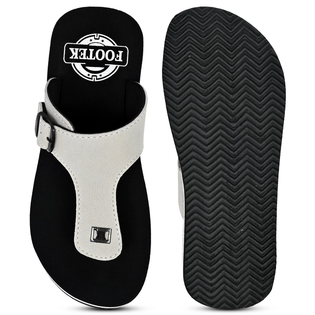 Slippers for Men (Grey & Black, 6)