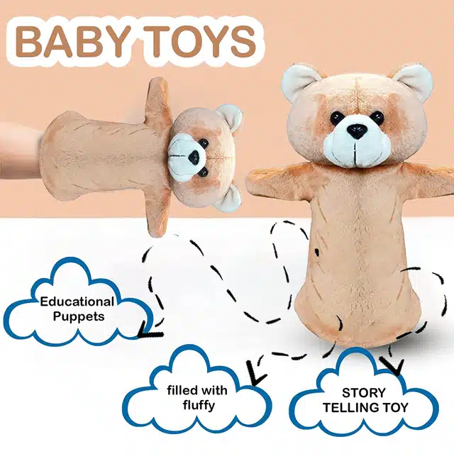 Hand Puppet Toy (Cream)