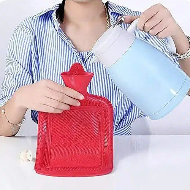 Non Electrical Rubber Hot Water Bag (Multicolor, 1 L)